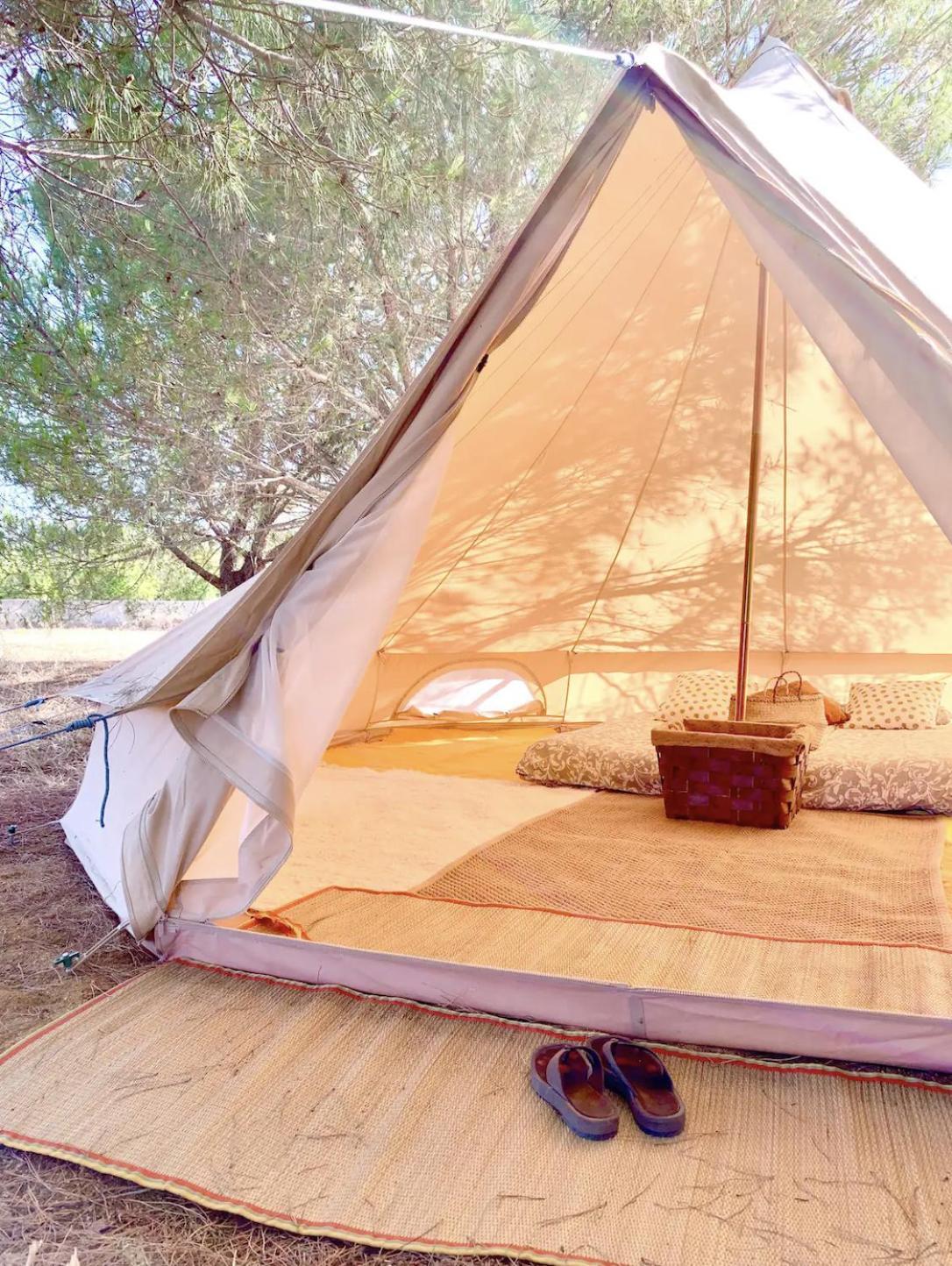 Glamping On Organic Yoga Farm With Natural Swimming Pool Near Beach Moncarapacho Luaran gambar