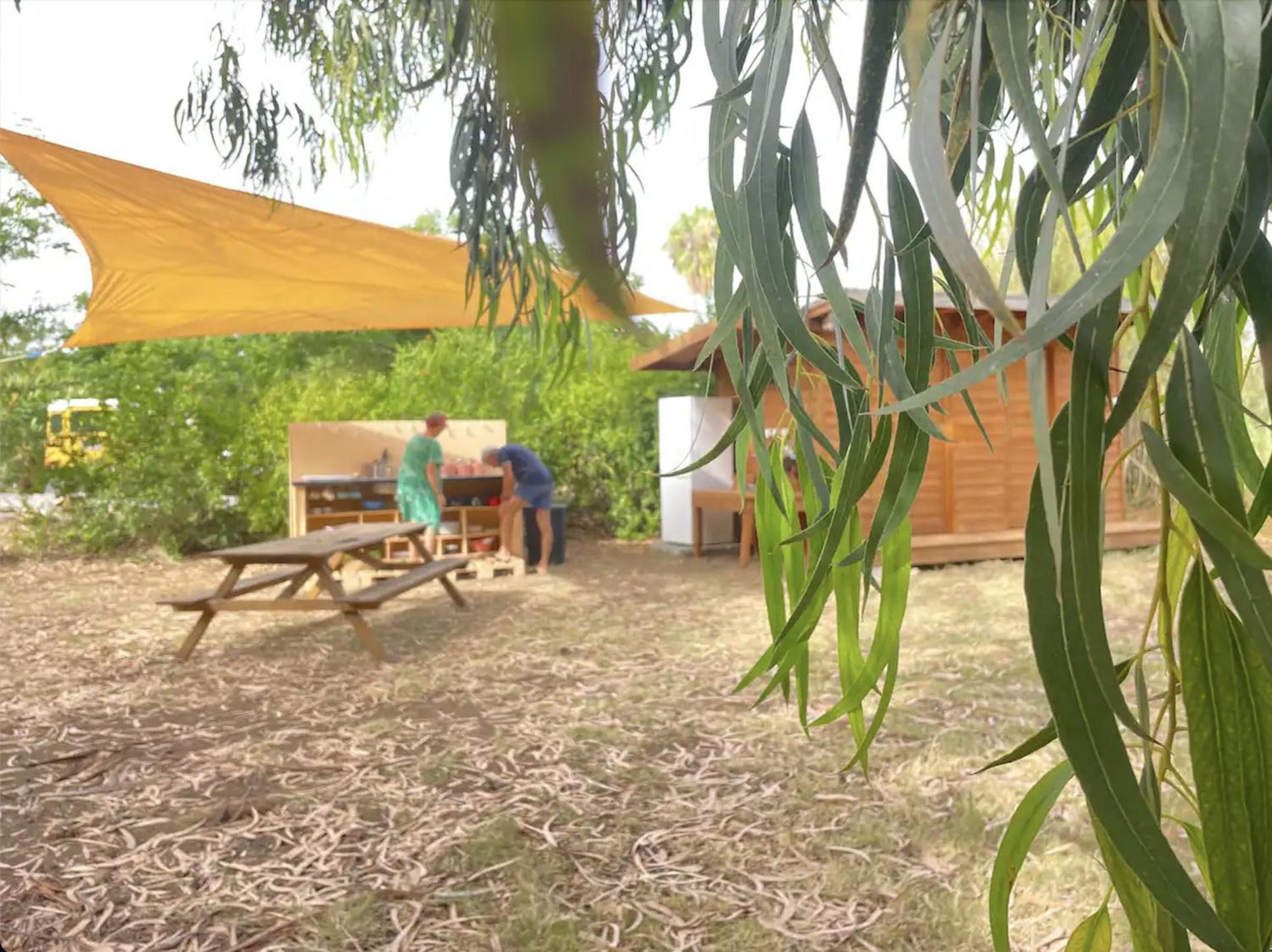 Glamping On Organic Yoga Farm With Natural Swimming Pool Near Beach Moncarapacho Luaran gambar