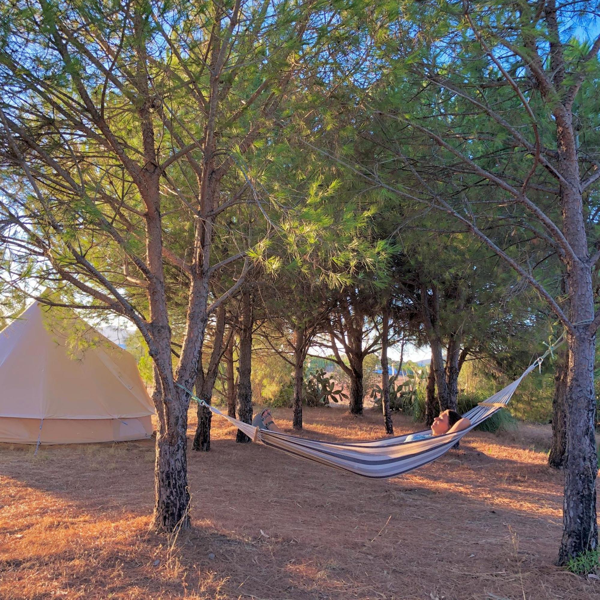 Glamping On Organic Yoga Farm With Natural Swimming Pool Near Beach Moncarapacho Luaran gambar